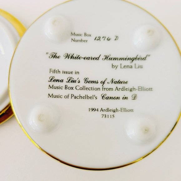 White-eared Hummingbird Music Box, Lena Liu, Pachelbel's Cannon in D, 1994 - Picture 8 of 10